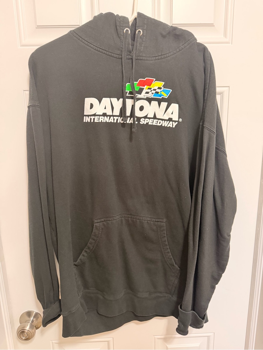 Daytona International Speedway Black Pullover Hoodie